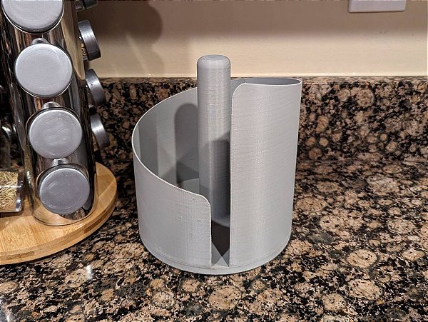 PORTA GUARDANAPO EM ROLO COM AUXILIO DE CORTE