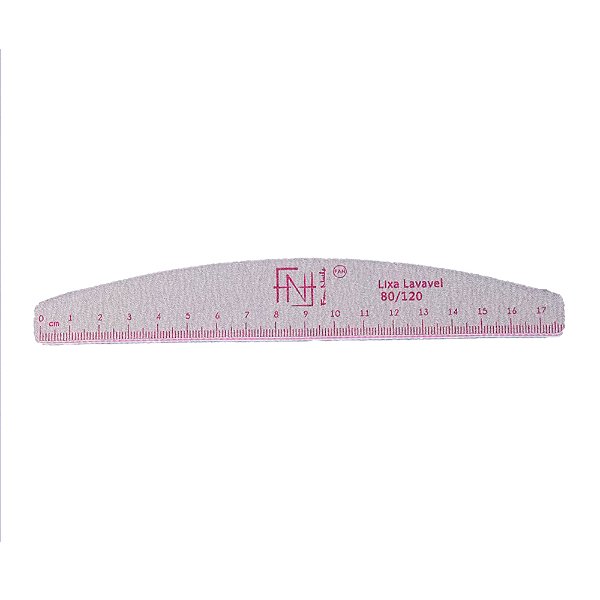 Lixa Boomerang lavável com marcação 80/120 -100/180