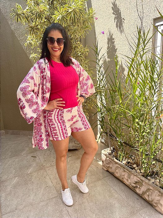 Conjunto Kimono + Short