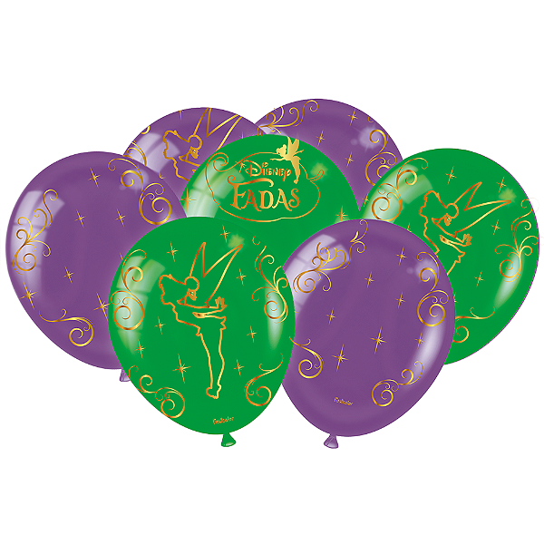 Balão Bexiga Sininho - 25 Unidades Festcolor