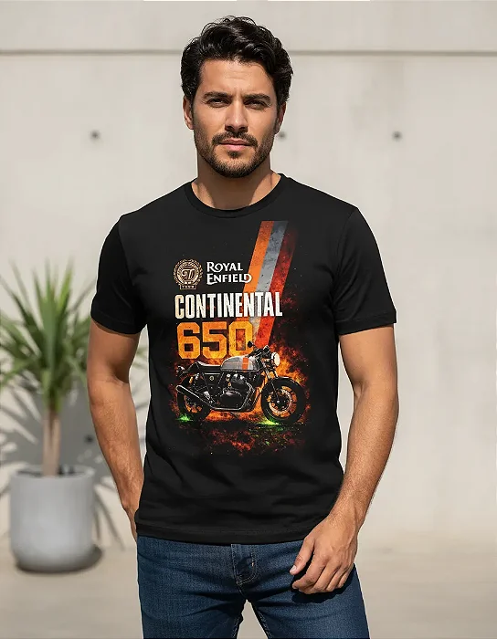 Camiseta Motorcycle Royal Enfield Continental GT 650