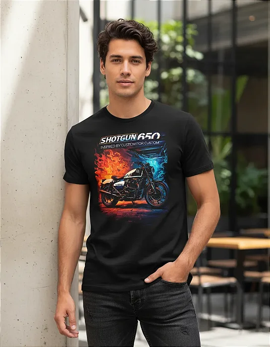 Camiseta Motorcycle Royal Enfield ShotGun