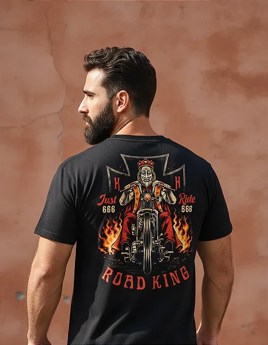 Camiseta Moto Road King Motor MC Mamba Motors