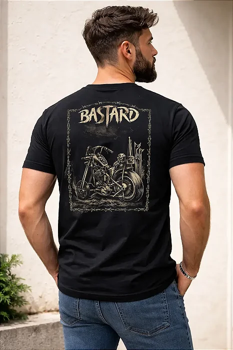 Camiseta Moto Bastard Motor MC Mamba Motors