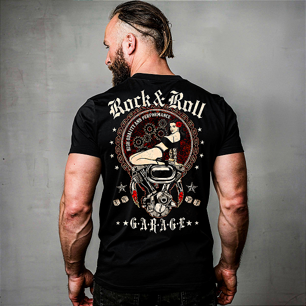 Camiseta Moto Rock & Roll Motor MC Mamba Motors