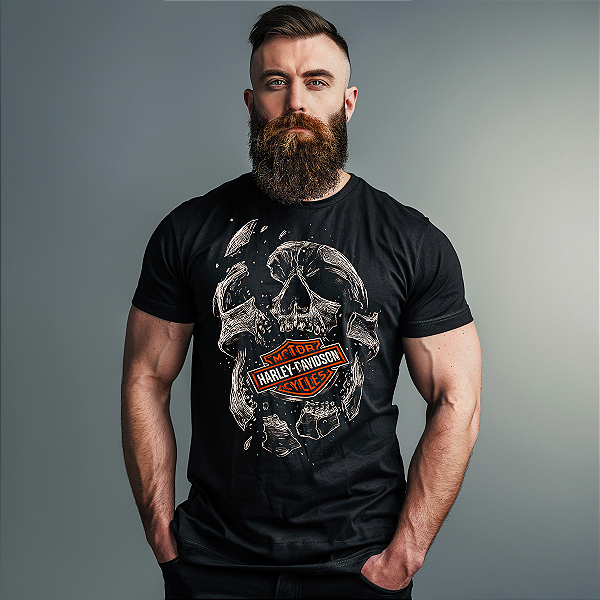 Camiseta Moto Harley Motor MC Mamba Motors