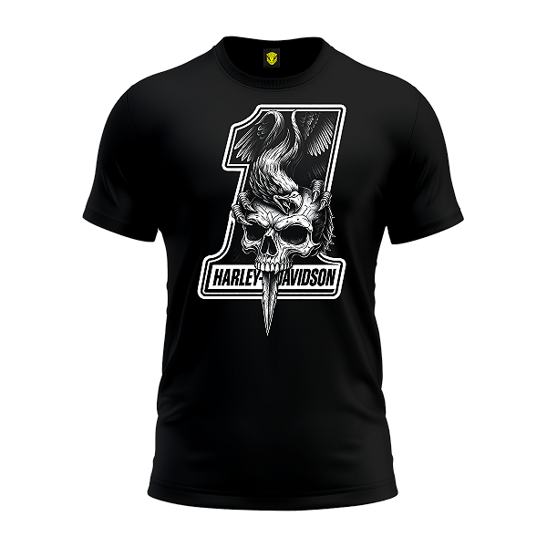 Camiseta Moto Dark Custom Harley Motor MC Mamba Motors
