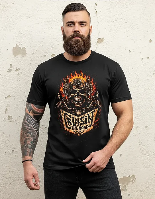 Camiseta Moto Cruisin the Road Motor MC Mamba Motors