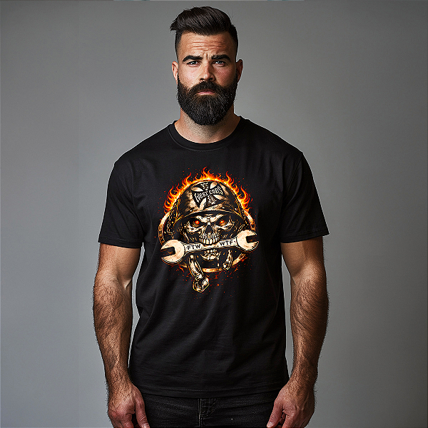 Camiseta Moto FTW WTF Motor MC Mamba Motors
