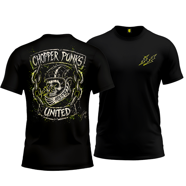 Camiseta Moto Choppers Punks Motor MC Mamba Motors