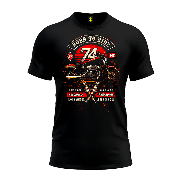 CAMISETA MOTOR BORN TO RIDE MAMBA