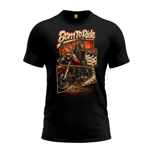 CAMISETA MOTOR BORN TO RIDE MAMBA