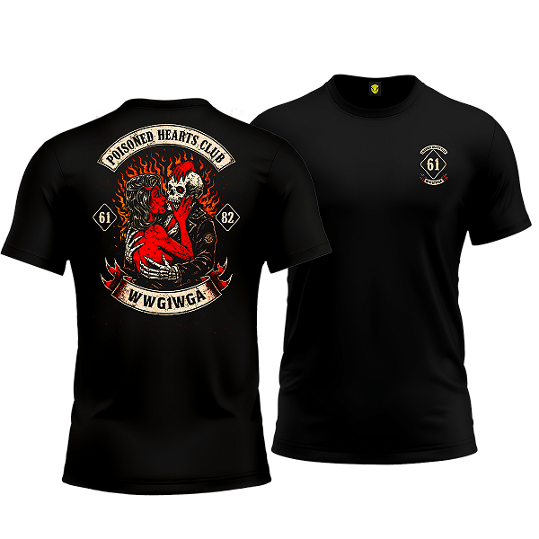 CAMISETA MOTOR POISONED HEARTS CLUB MAMBA