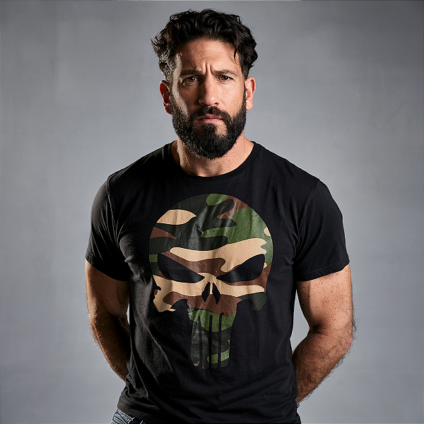 Camiseta Punisher Unit Camuflada Multican