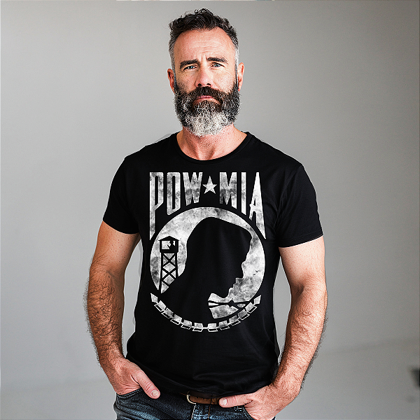 Camiseta Militar POW MIA YOU ARE NOT FORGOTTEN Mamba
