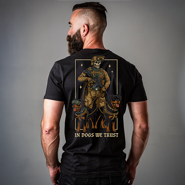 Camiseta Militar Mamba Army Ind Dog We Trust