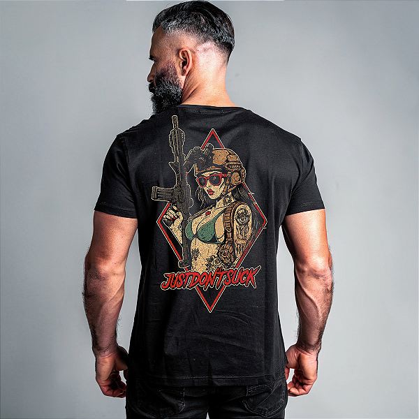 Camiseta Militar Mamba Army Just dont Suck