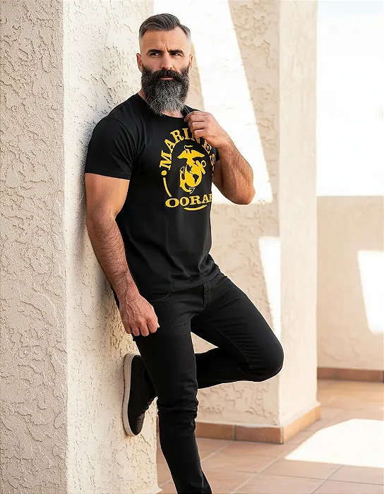 Camiseta Militar Marines Corps OORAH Mamba