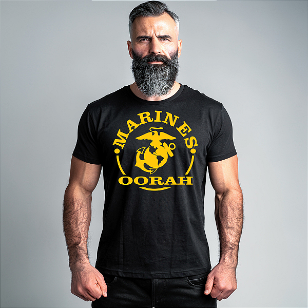Camiseta Militar Marines Corps OORAH Mamba