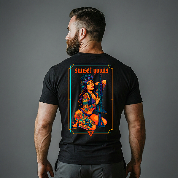 Camiseta Sunset Goons – Nightwatch Valkyrie - Mamba Army