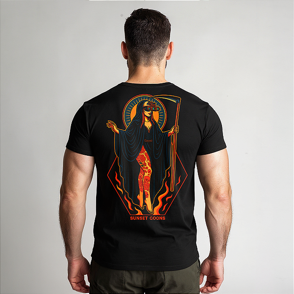 Camiseta Sunset Goons – Lady Fire - Mamba Army