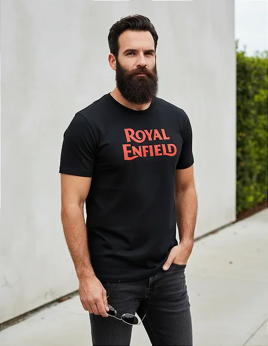 Camiseta royal enfield clasic mamba army