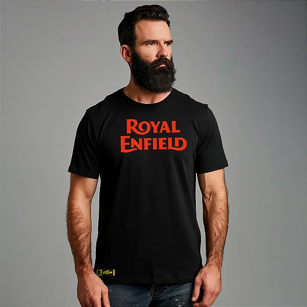 Camiseta royal enfield clasic mamba army