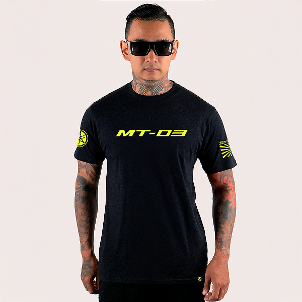 Camiseta yamaha mt 03 verde