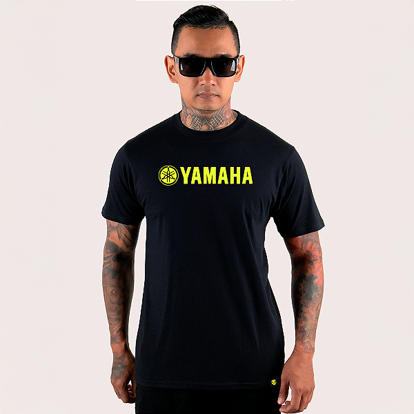 Camiseta yamaha oficial amarelo