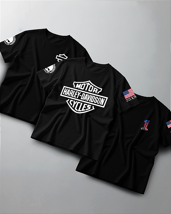 Kit HD 3 camisetas