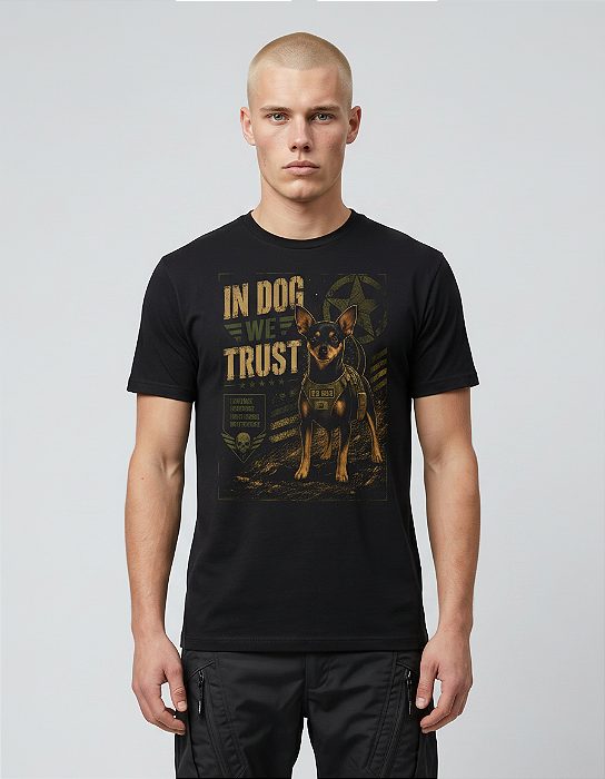 Camiseta Mamba Army In Dog We Trust Pinscher