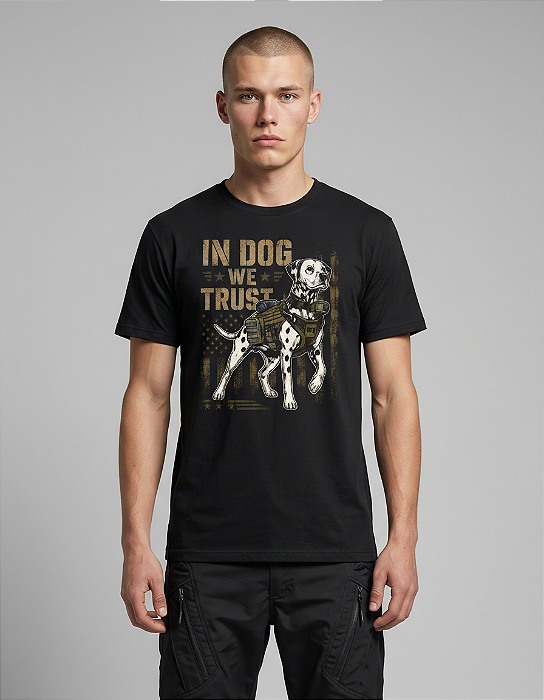 Camiseta Mamba Army In Dog We Trust Dálmata