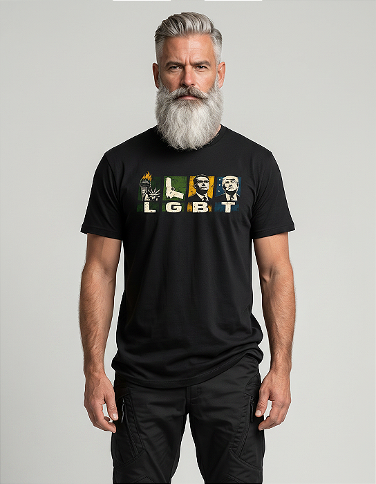 Camiseta Mamba Army LGBT – Liberty, Guns, Bolsonaro & Trump