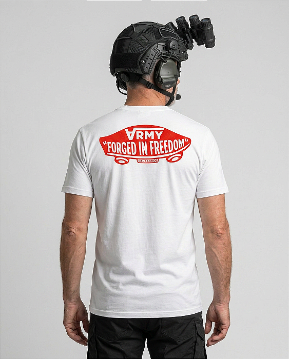 Camiseta Mamba Army Forged In Freedom Red Label