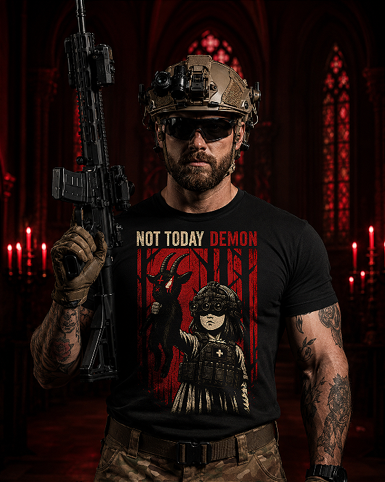 Camiseta Mamba Army Not Today Demon