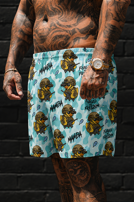 Short Mamba Operator Duck | Bermuda Tactel Masculina