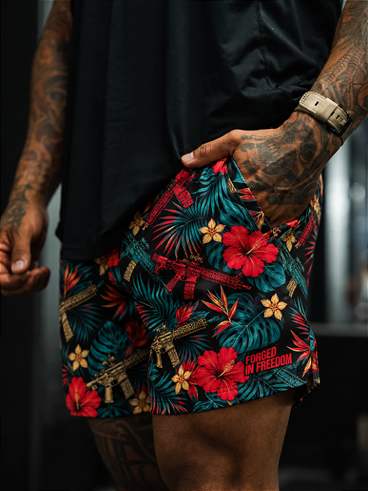 Short Mamba Tropical Warfare | Bermuda Tactel Masculina