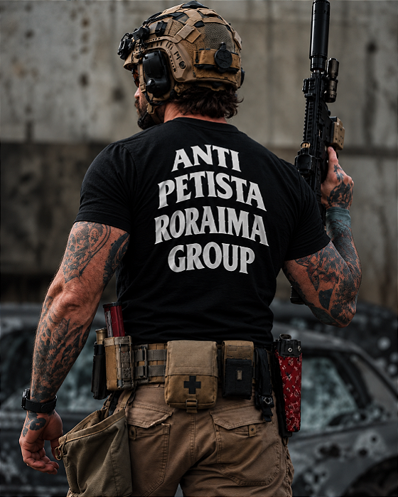 Camiseta Mamba Army Anti Petista Roraima Group