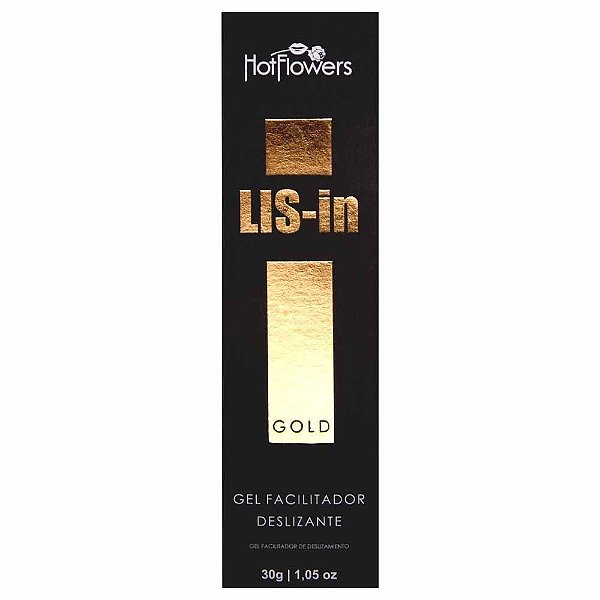 Lis-In Gold Gel Anal Facilitador 30G Hot Flowers