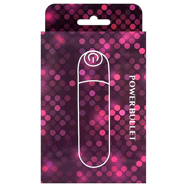 Power Bullet Recarregável Com 10 Vibrações Vipmix