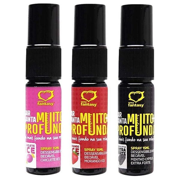 Garganta Muito Mais Profunda Spray 15Ml Sexy Fantasy