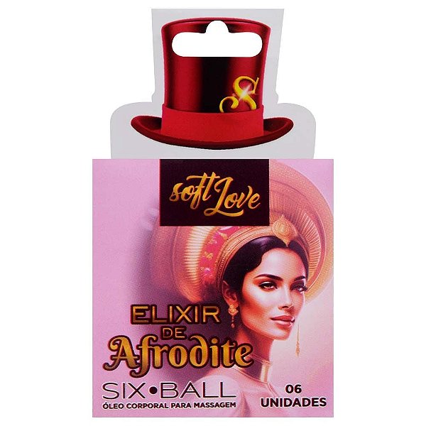 Six Ball Afrodite Bolinha Excitante 6 Unidades Soft Love
