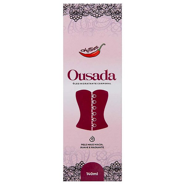 Ousada Óleo Hidratante Sensual 140Ml Chillies