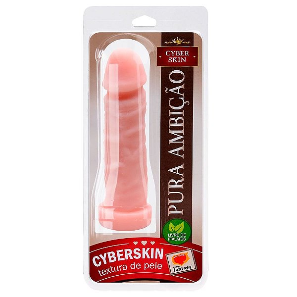 Prótese Maciça Em Cyberskin 16 X 4Cm Sexy Fantasy