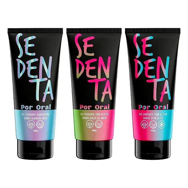 Sedenta Por Oral Gel Comestível com Glitter 50g Pepper Blend
