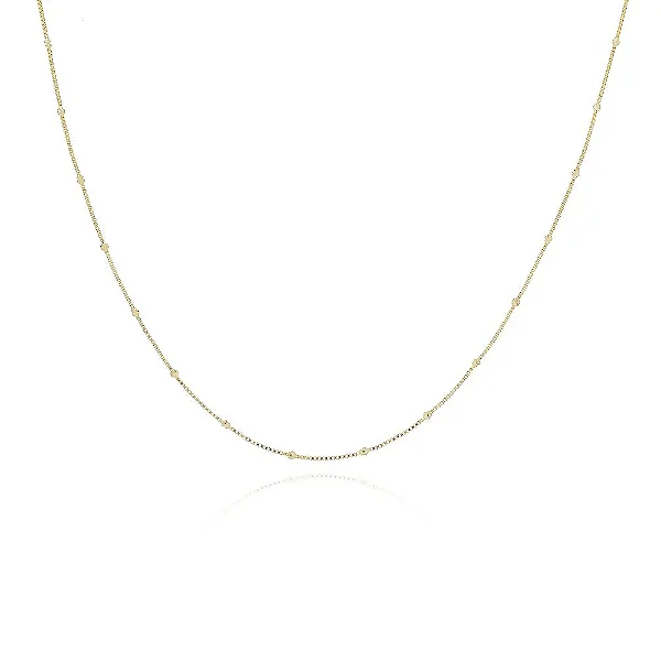 Choker De Veneziana Com Detalhes • Banhado a Ouro 18k