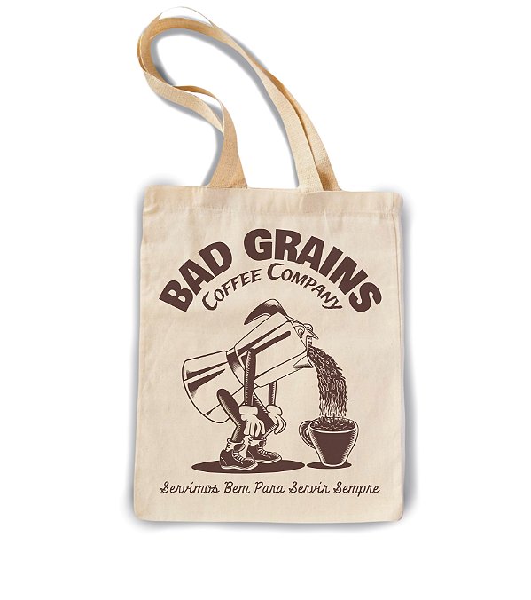 SACOLA ECOBAG BAD GRAINS COFFEE