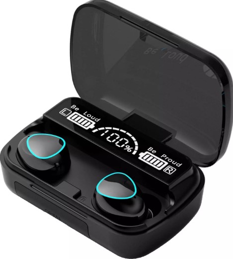 Fone de Ouvido Bluetooth TWS Com Power Bank