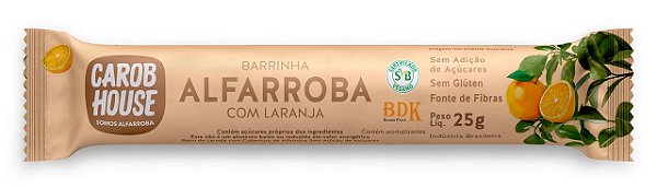ALFARROBA COM LARANJA 25G - UNIDADE