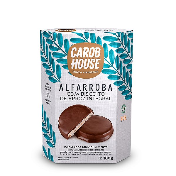 ALFARROBA COM BISCOITO DE ARROZ 100G - UNIDADE